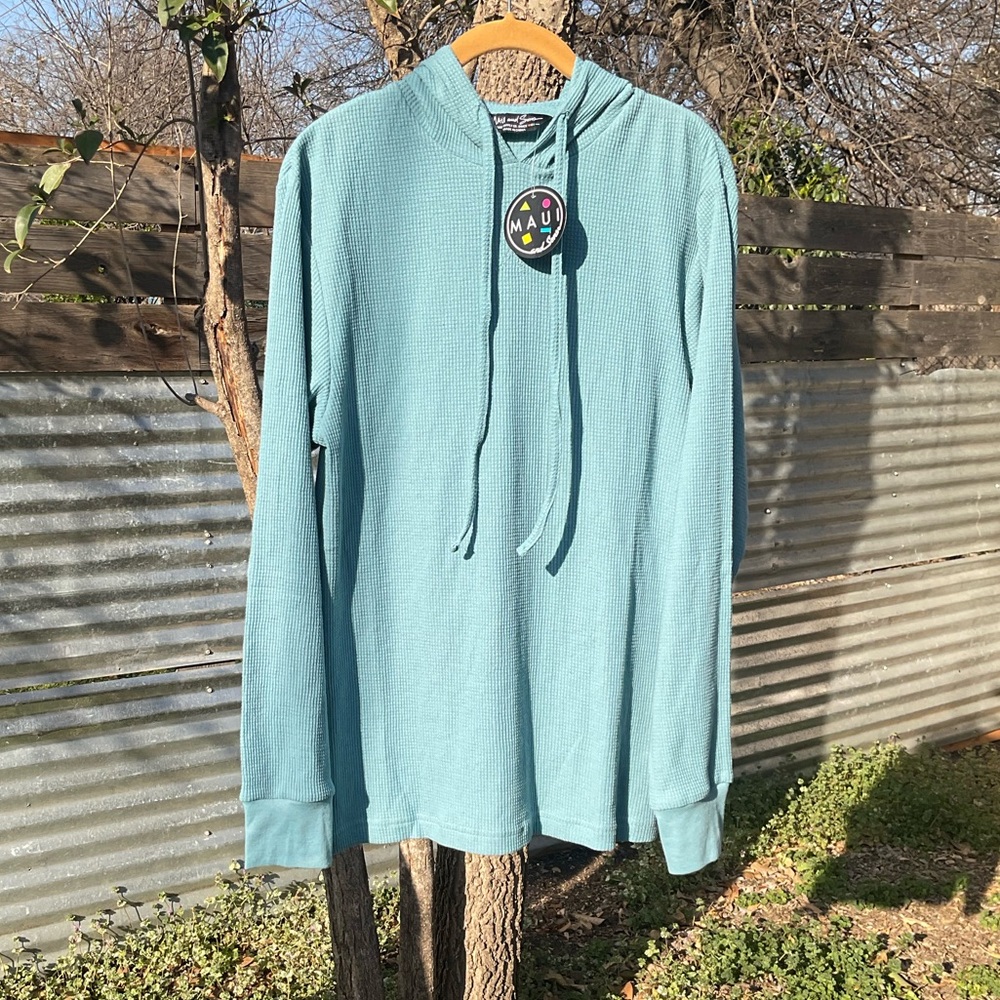 NEW Men’s Maui and Sons Thermal Long Sleeve Top Size Medium